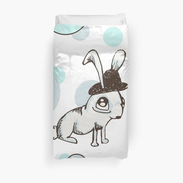1920s Bunny Duvet Cover