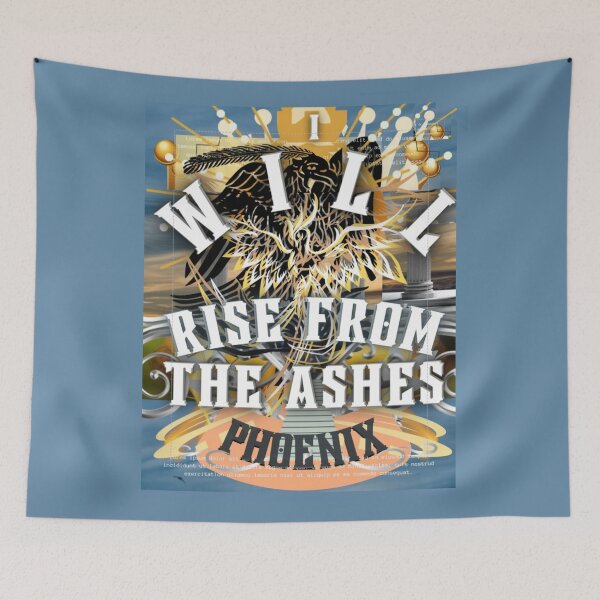 Item preview, I Will Rise From The Ashes Phoenix designed and sold by Flirt-Teez.