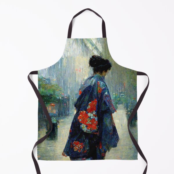 Item preview, Japanese girl walking in the rain designed and sold by Mirochan80.