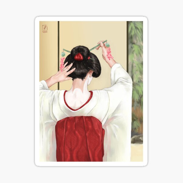 Geisha Sticker