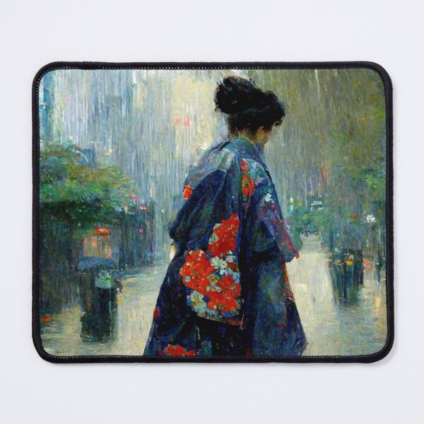 Item preview, Japanese girl walking in the rain designed and sold by Mirochan80.