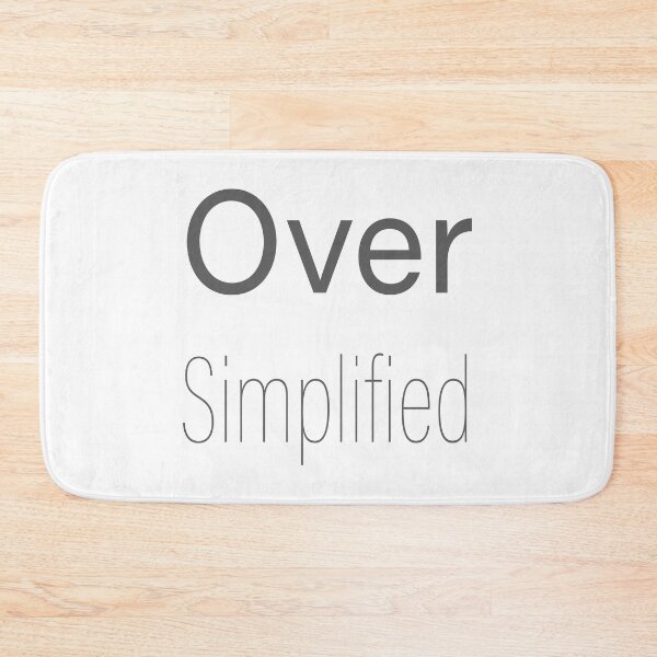 Item preview, oversimplified designed and sold by diezitrones.
