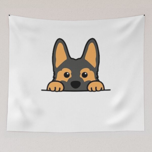 Item preview, Peeking Tricolor Corgi Waving Paw designed and sold by Stevenobinsun.