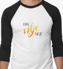 Din vilje skje Men's Baseball ¾ T-Shirt