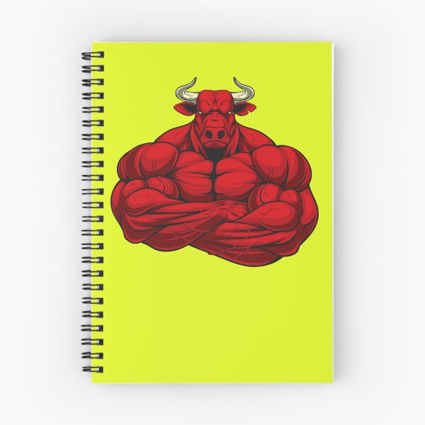 Item preview, Big Red Fitness Bull  designed and sold by BerryCats.