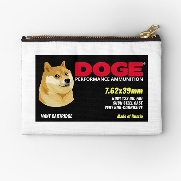 Doge Cozy with Zippered Pouch