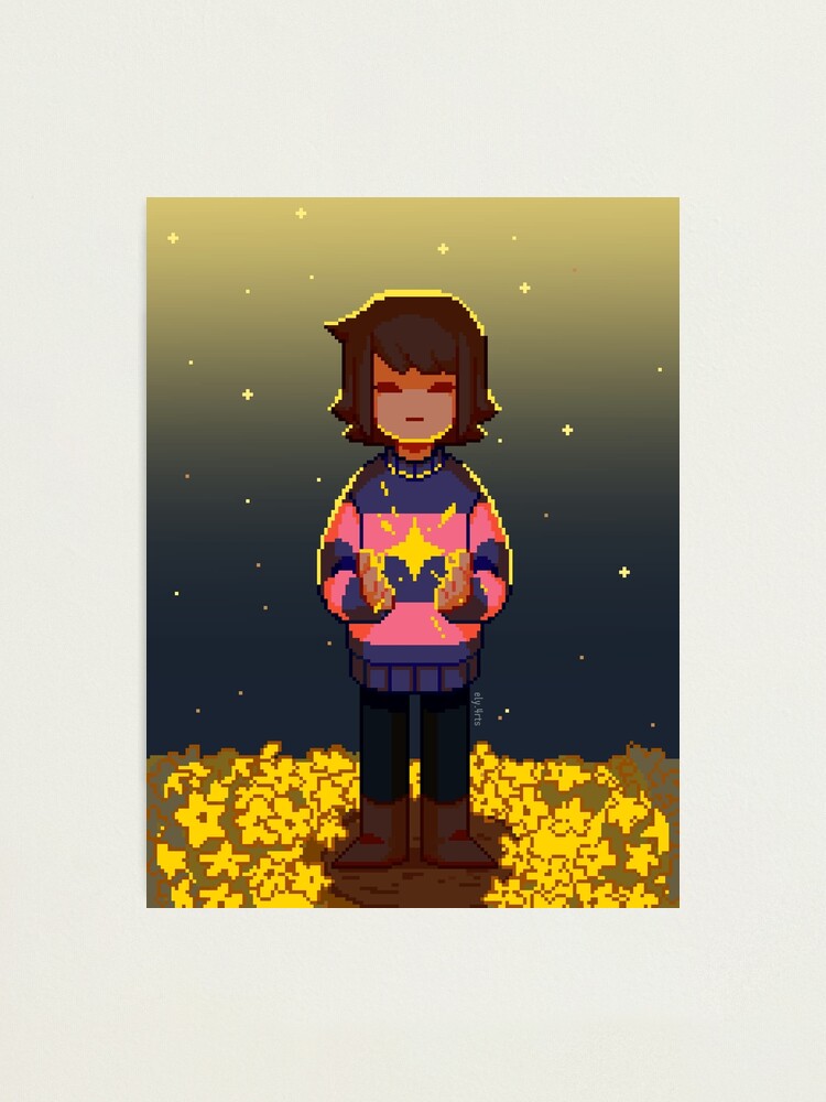 Undertale Sans Magnet - Pixel Fan Art - Annoying Dog Papyrus Frisk Flowey