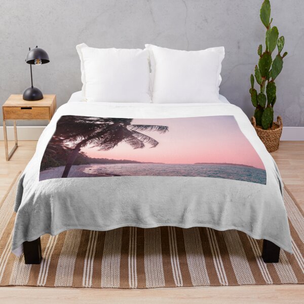 Item preview, Pink Sky Sunset Palm Trees, Beach designed and sold by newburyboutique.
