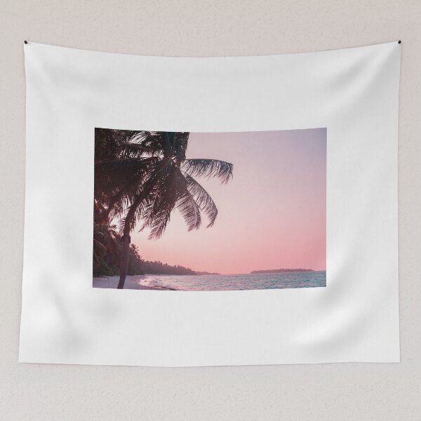 Item preview, Pink Sky Sunset Palm Trees, Beach designed and sold by newburyboutique.