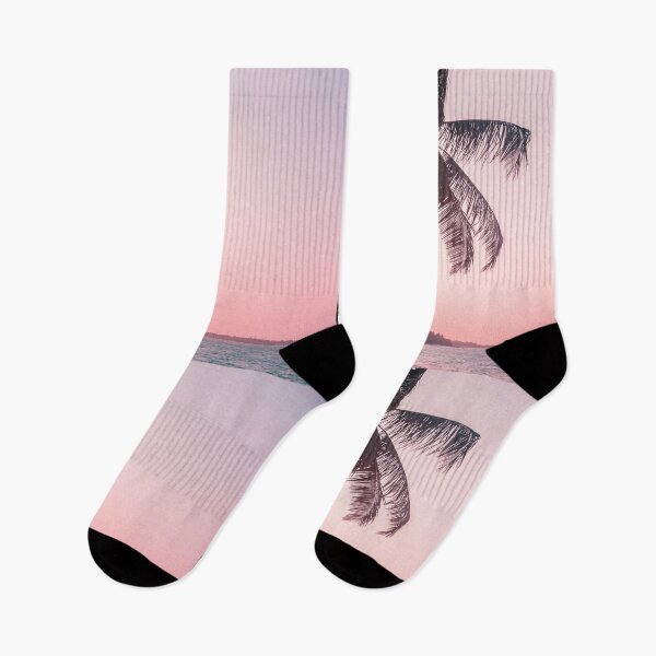 Item preview, Pink Sky Sunset Palm Trees, Beach designed and sold by newburyboutique.