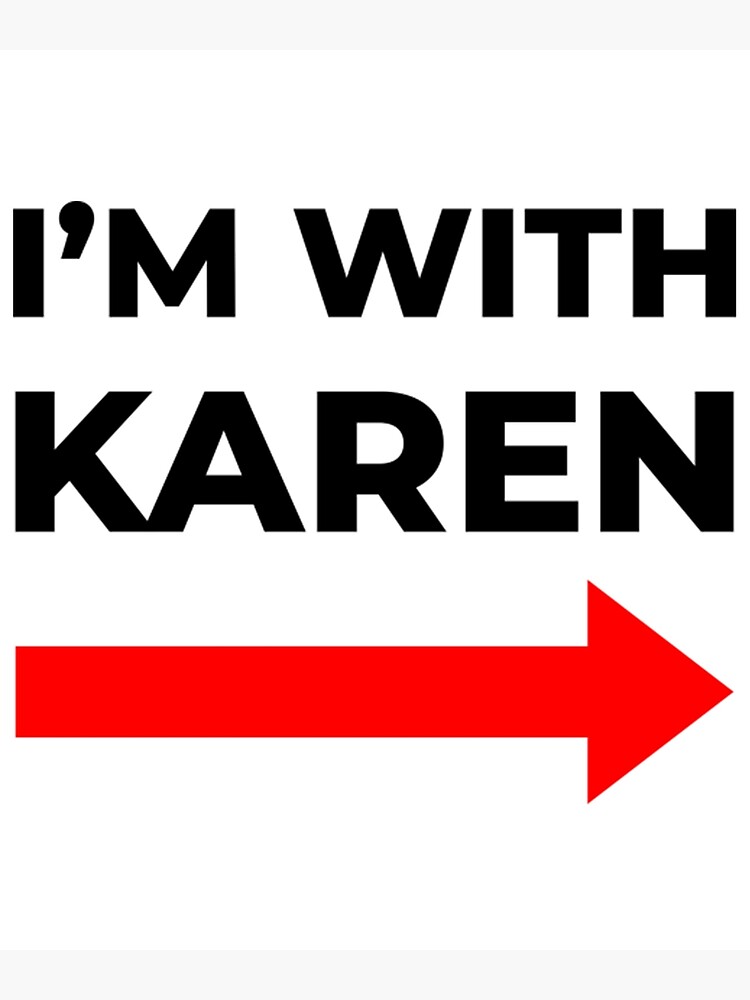 with-karen-name-tag-halloween-costume-poster-for-sale-by-jamauds