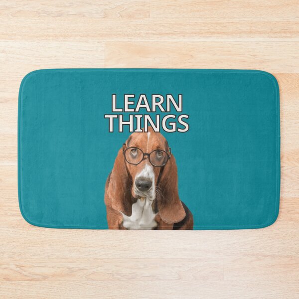 Item preview, Learn Things Basset Hound Dog designed and sold by FlippinTurtles.