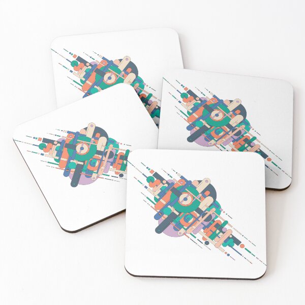 Item preview, Abstract geometric colorful vector pattern designed and sold by Familyshmot.
