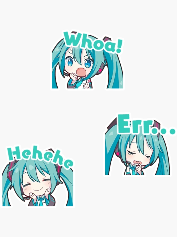 Vocaloid Stickers-Miku, Rin, Len, Luka, KAITO, MEIKO- Original