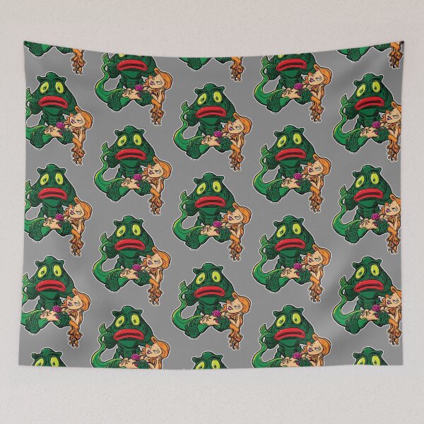 Item preview, Creature from the Black Lagoon with Little Mermaid by eShirtLabs designed and sold by eShirtLabs.