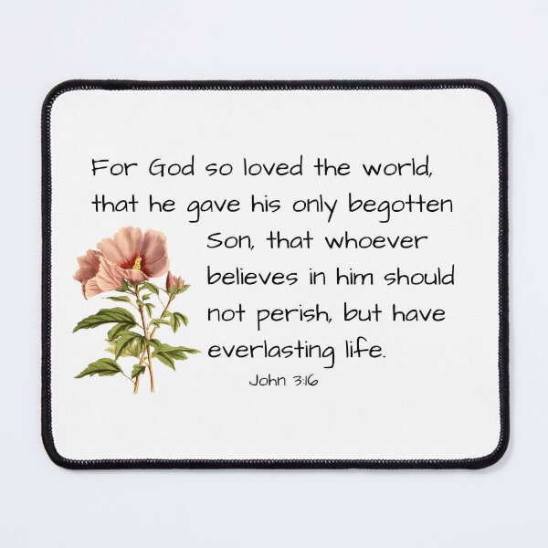 Item preview, John 3:16 For God so loved the world designed and sold by HomeTestimony.