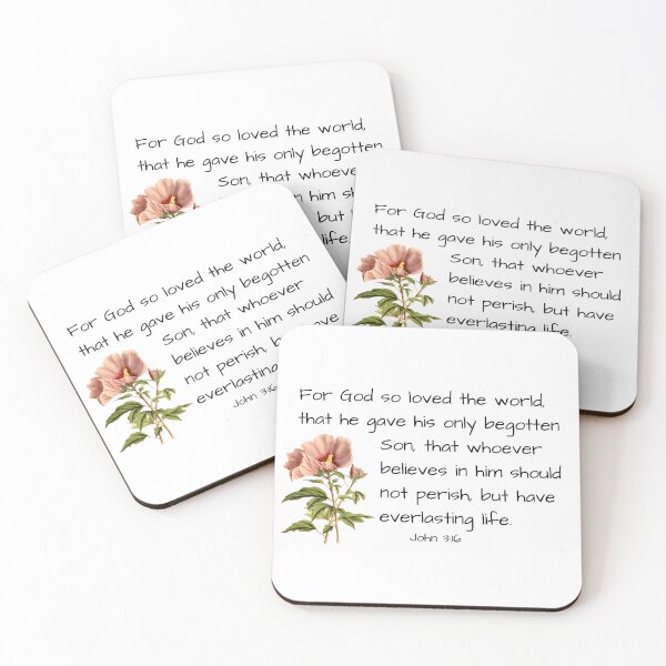 Item preview, John 3:16 For God so loved the world designed and sold by HomeTestimony.
