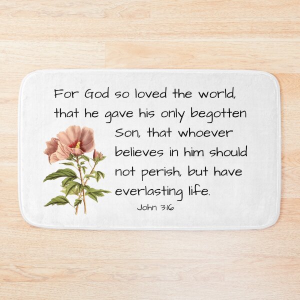 Item preview, John 3:16 For God so loved the world designed and sold by HomeTestimony.