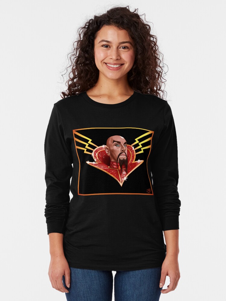 Thumbnail 2 of 5, Long Sleeve T-Shirt, Ming the Merciless designed and sold by onestay2000.