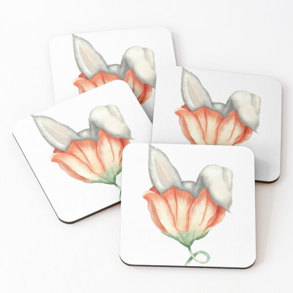 Item preview, Rabbit in flower  designed and sold by Darya Bogatskaya79.