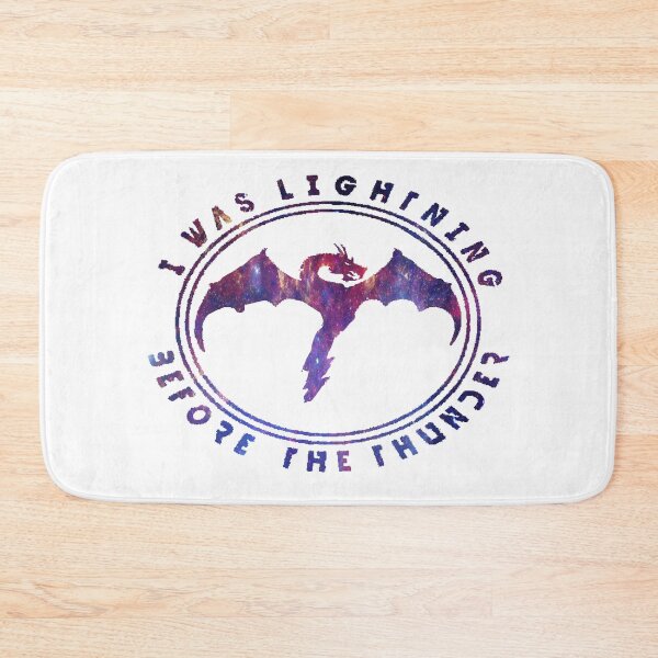 Item preview, I Was Lightning Before Thunder Galaxy Dragon designed and sold by NewPrint.