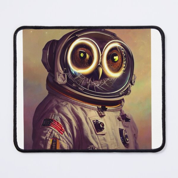 Item preview, Owlstronaut Apollo- Cool Owl Astronaut in Space designed and sold by MythicModern.