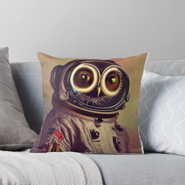 Item preview, Owlstronaut Apollo- Cool Owl Astronaut in Space designed and sold by MythicModern.