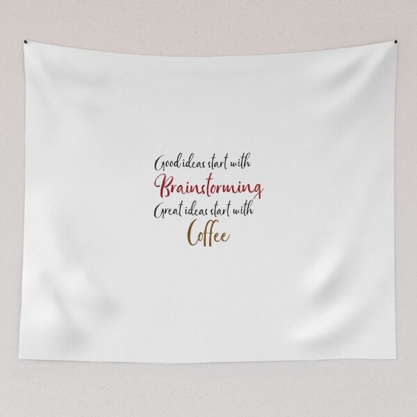 Item preview, Good ideas start with brainstorming designed and sold by Ian McKenzie.