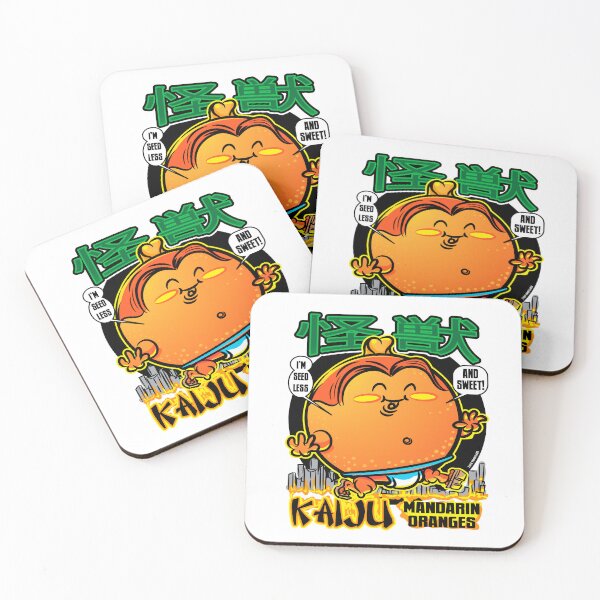 Item preview, Kaiju Mandarin Orange Cartoon by eShirtLabs designed and sold by eShirtLabs.