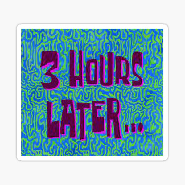 "Spongebob years later Sticker" Sticker for Sale by ARTITANE | Redbubble