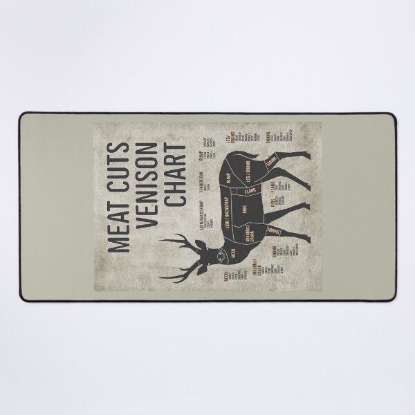 Item preview, MEAT CUTS VENISON CHART designed and sold by unclenut.