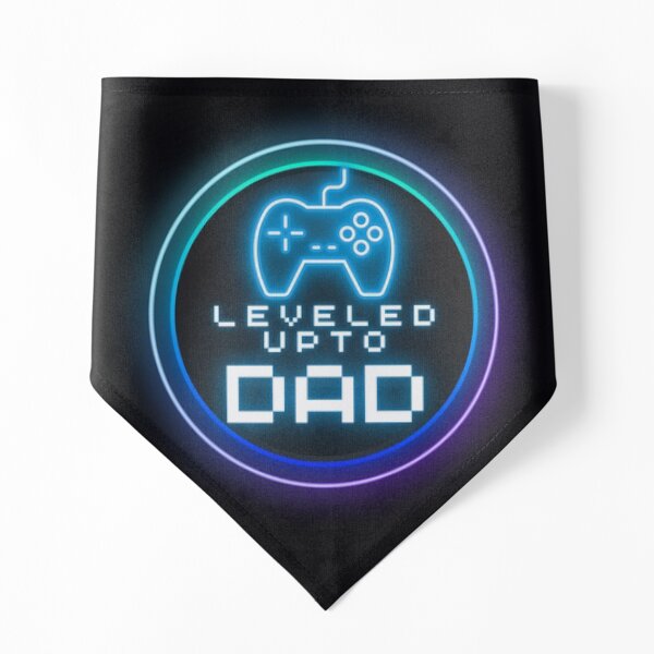 Leveled Up To Dad Pet Bandana