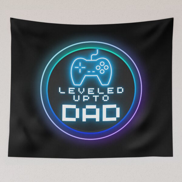 Item preview, Leveled Up To Dad designed and sold by TrendyTribe.