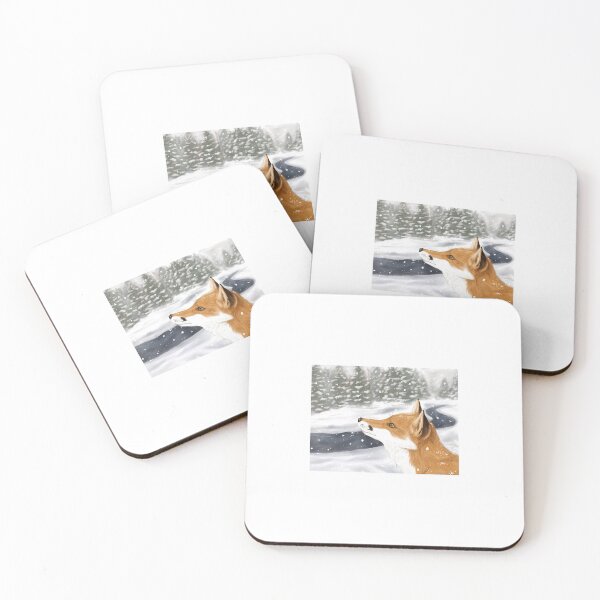Item preview, Red Fox en la nieve designed and sold by Brandy Woods.