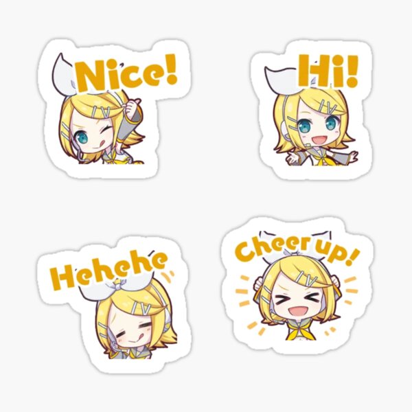 Sticker - Vocaloid - New Miku Len Rin Meiko Luka Kaito Set Girls Gift  ge89032