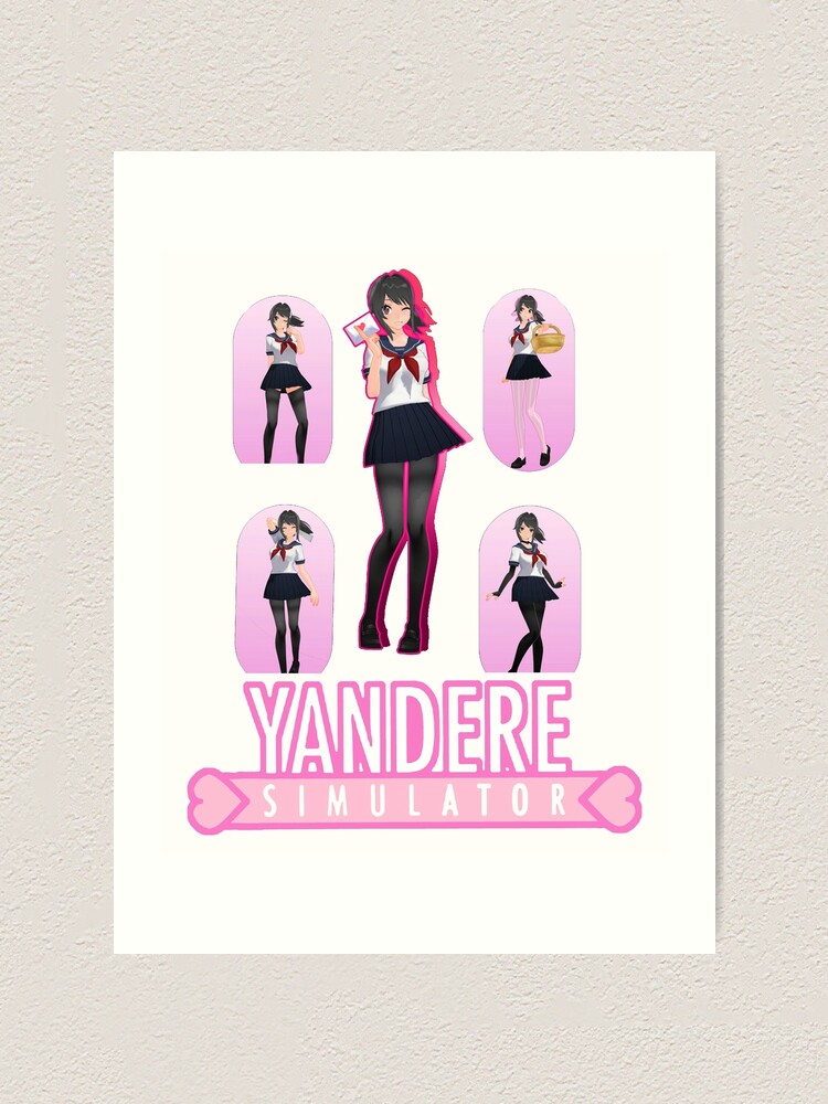 Lámina Artística Simulador De Yandere Sim De Yandere Simulador De Yandere Simulador De Yandere 4868