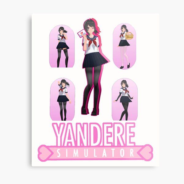 Lámina Metálica Simulador De Yandere Sim De Yandere Simulador De Yandere Simulador De Yandere 1503