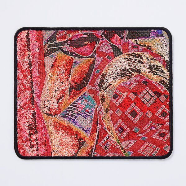 Item preview, red faced pattern.collage by smiley100 designed and sold by smiley100.
