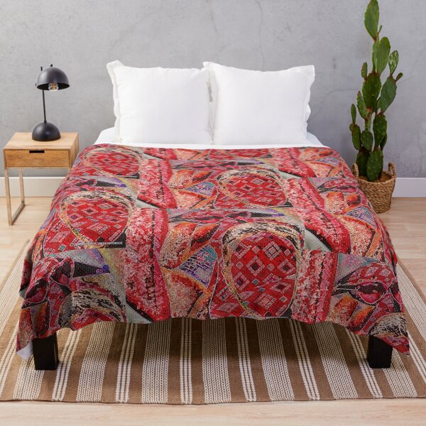 Item preview, red faced pattern.collage by smiley100 designed and sold by smiley100.