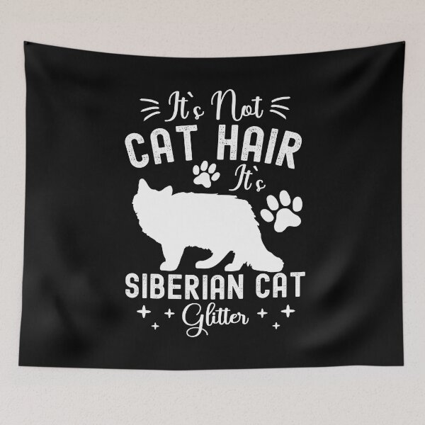 Item preview, It's Not Cat Hair It's Siberian Cat Glitter, Funny Siberian Cat Owner Quotes, Moscow Semi-longhair, Neva Masquerade, Owner Gifts designed and sold by PRINTED ..