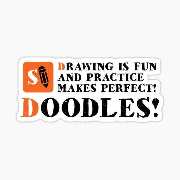 Stayf Draws T-shirt Sticker