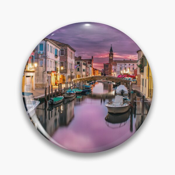 Item preview, Venice, Italy, Purple Sunset Sky, Canals  designed and sold by newburyboutique.