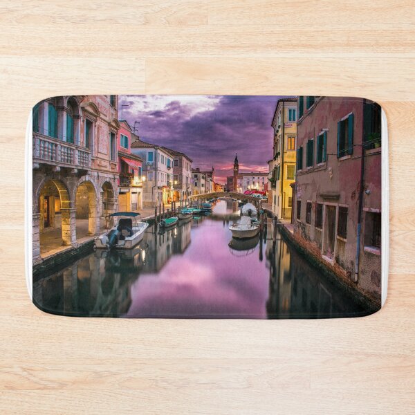 Item preview, Venice, Italy, Purple Sunset Sky, Canals  designed and sold by newburyboutique.