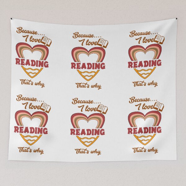 Item preview, Because I love reading, that's why...  designed and sold by Chakilogy.