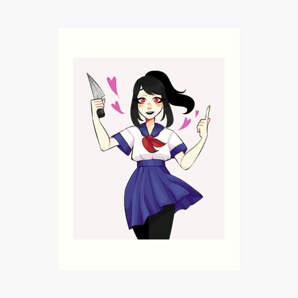 Lámina Artística Simulador De Yandere Sim De Yandere Simulador De Yandere Simulador De Yandere 0031