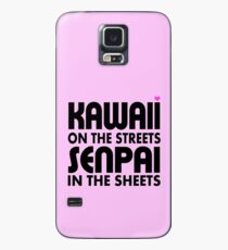 Funda/vinilo para Samsung Galaxy Kawaii en las calles, Senpai en las sábanas