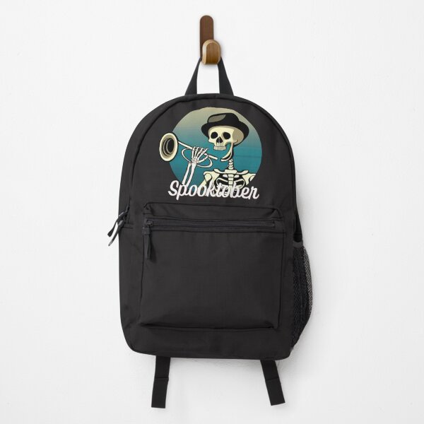 Item preview, Skeleton with a trumpet - Funny doot meme - Spooktober designed and sold by SlucidShop.