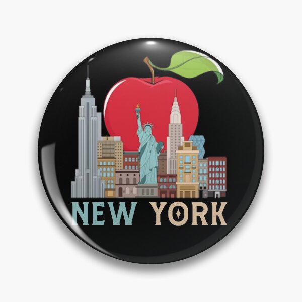 Aperçu de l'œuvre Skyline de New York, pomme créée et vendue par Masaw.