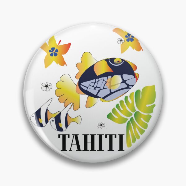 Item preview, Triggerfish and fish Tahiti designed and sold by Nanar1984.