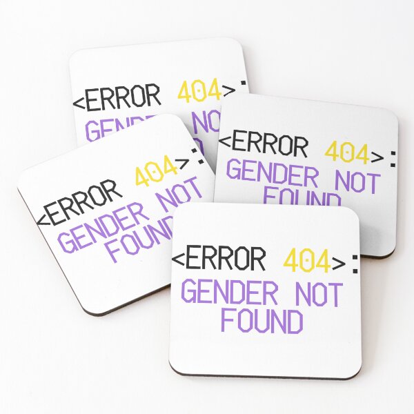 Item preview, Error 404: Gender not found (Trans/nonbinary) designed and sold by CorneliusTul.